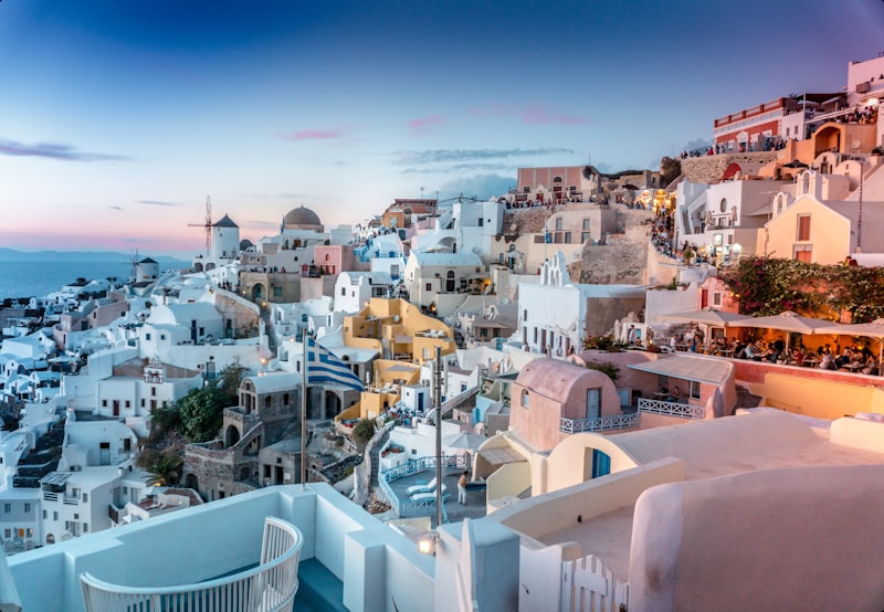 Santorini Background